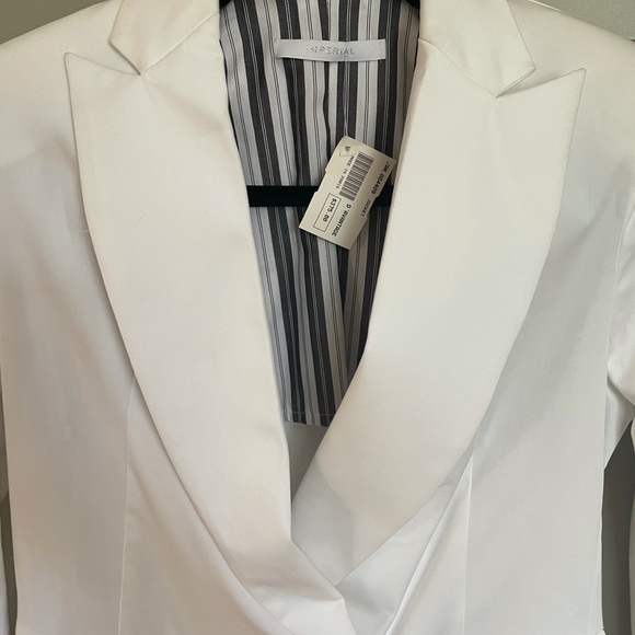 NWT Imperial Long Cotton Blend Jacket